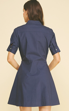 Load image into Gallery viewer, Patton Dress: Navy