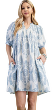 Load image into Gallery viewer, Vienna Dress: Blue