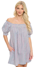 Load image into Gallery viewer, Agean Plaid Dress by Meet Me In Santorini
