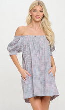 Load image into Gallery viewer, Agean Plaid Dress by Meet Me In Santorini