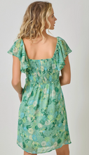 Load image into Gallery viewer, Green Floral Dress