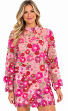 Load image into Gallery viewer, Pink Blooms Dress: Large