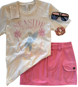 Seaside Cowgirl Tee: Medium