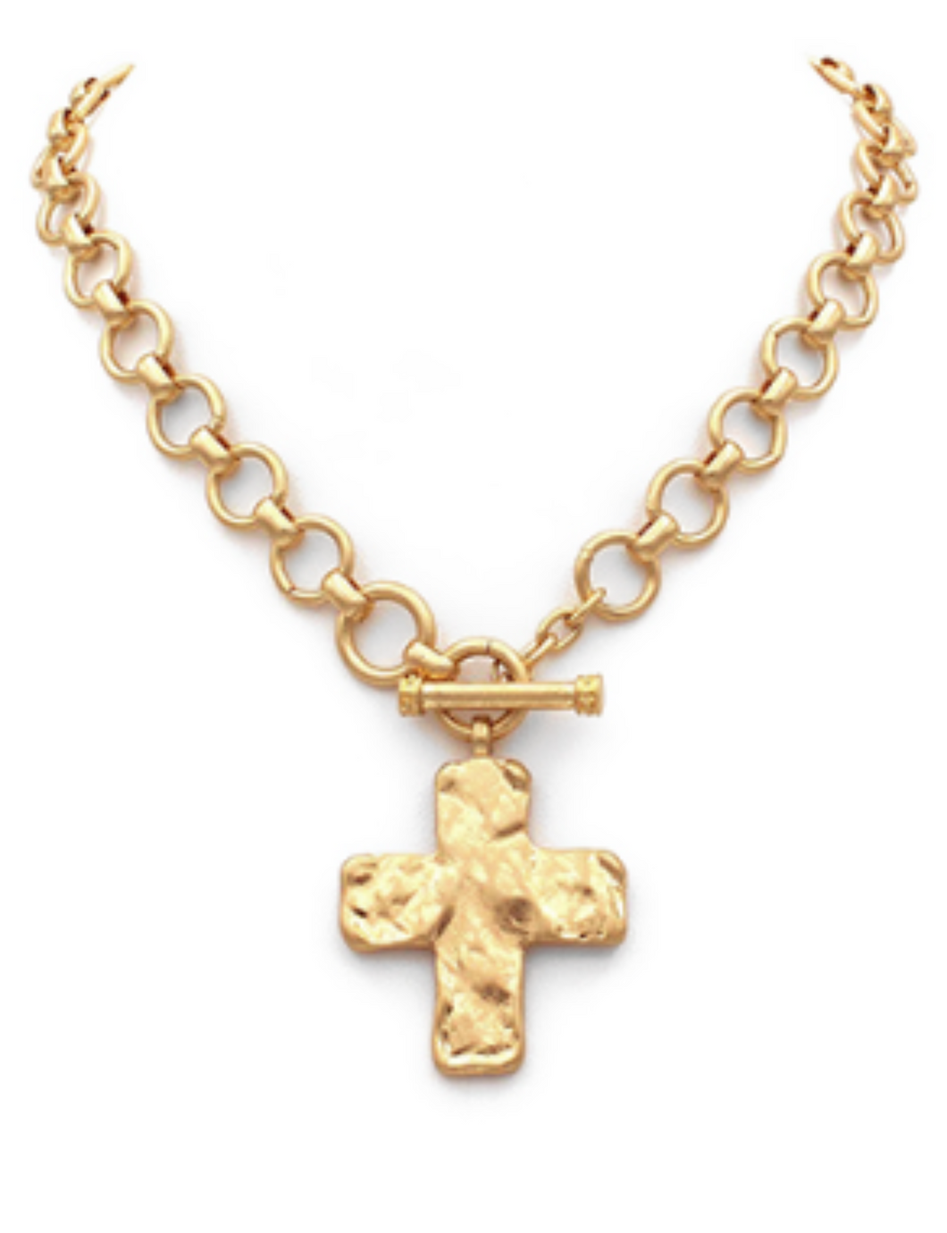 Chunky Cross Necklace