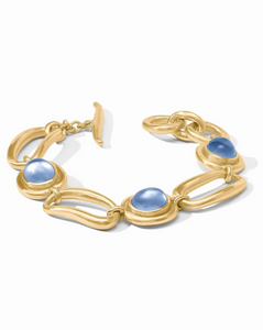 JV Wave Stone Bracelet: Blue