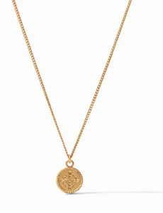 JV Fleur de Lis Necklace: Strawberry