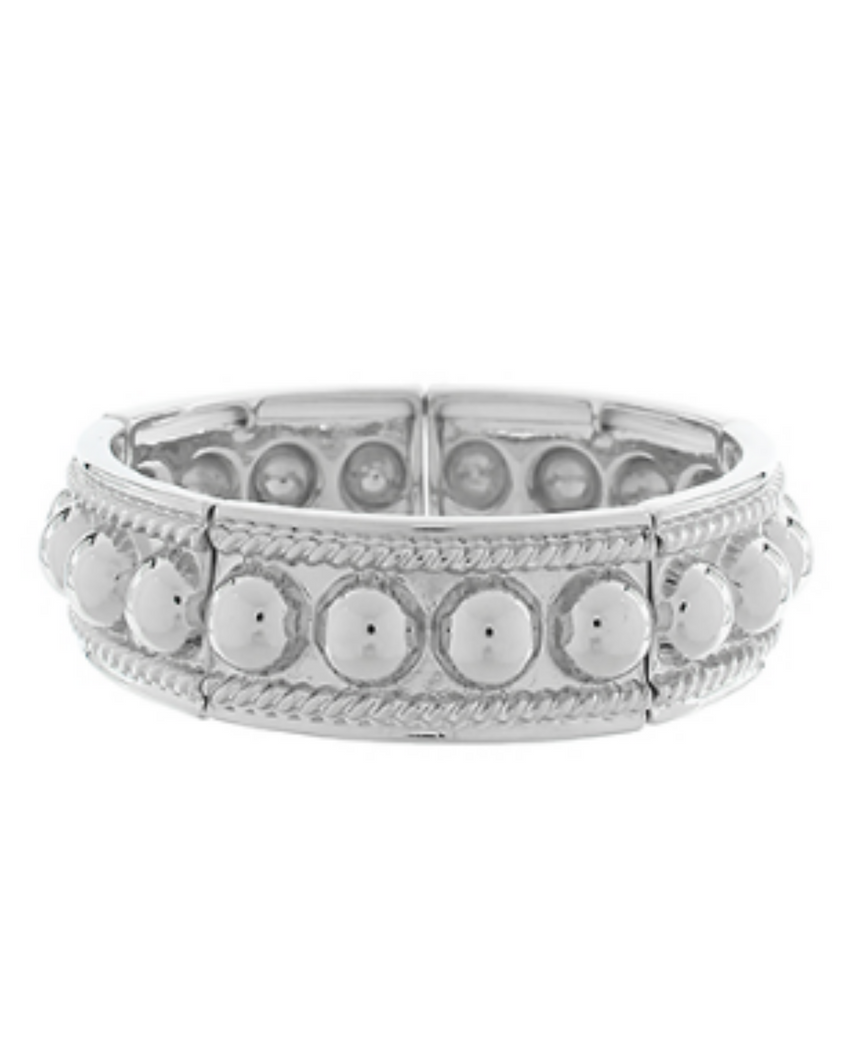 Rhodium Bangle