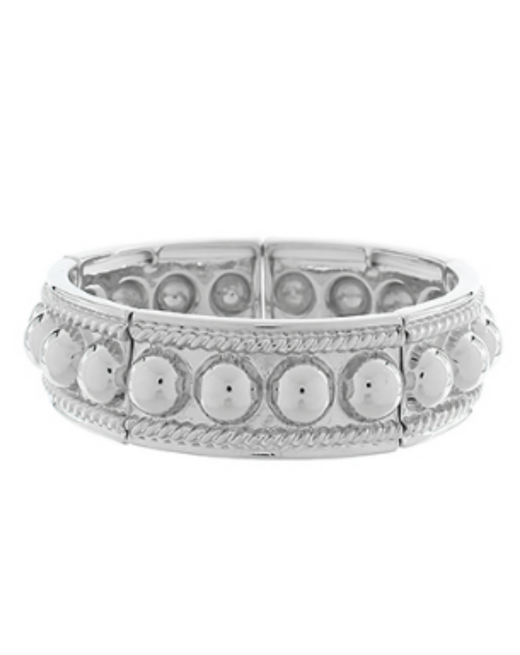 Rhodium Bangle