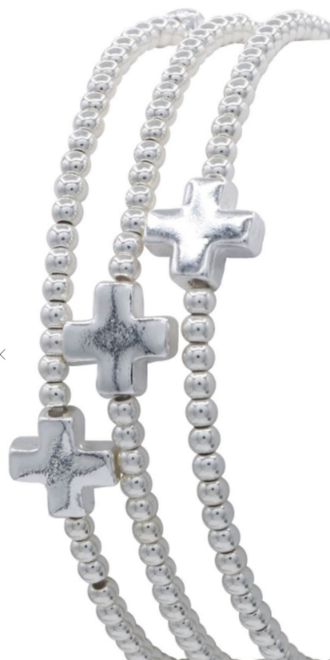 Rhodium Cross Set