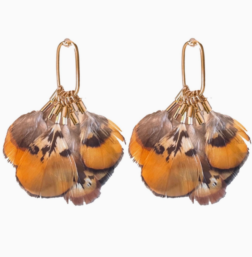 St. Armands Quail Earrings