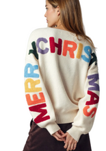 Load image into Gallery viewer, Christmas Varsity Sweater