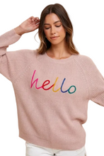 Load image into Gallery viewer, Hello Sweater: Medium