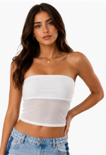 Load image into Gallery viewer, White Tube Top