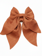 Load image into Gallery viewer, 2 Pack Clip Bows: Rust