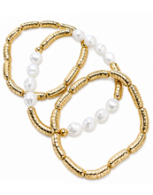 Load image into Gallery viewer, Gold &amp; Pearl Set