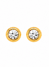 Load image into Gallery viewer, Gold Rim Studs