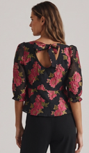 Load image into Gallery viewer, Blossom Noir Blouse by Meet Me In Santorini