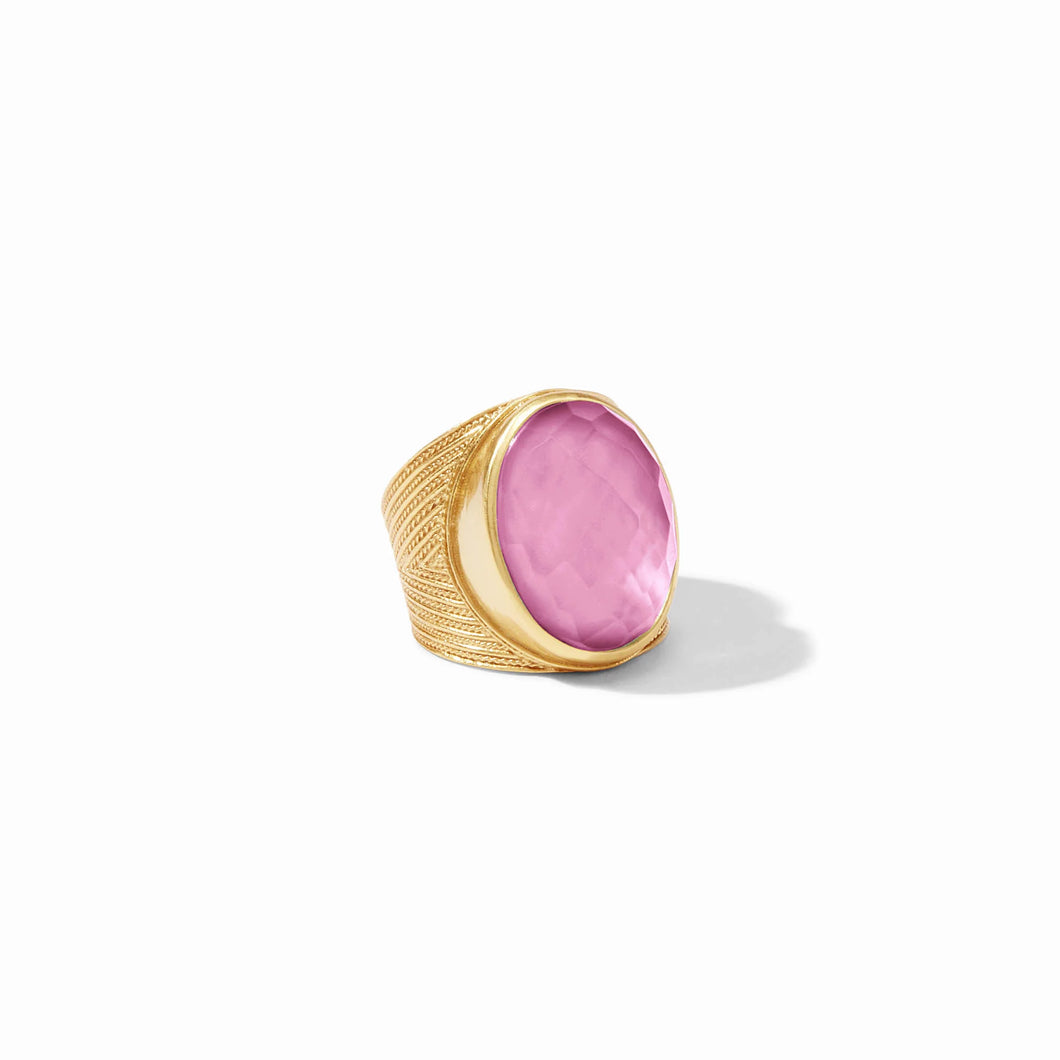 JV Verona Pink Statement Ring: Size 7