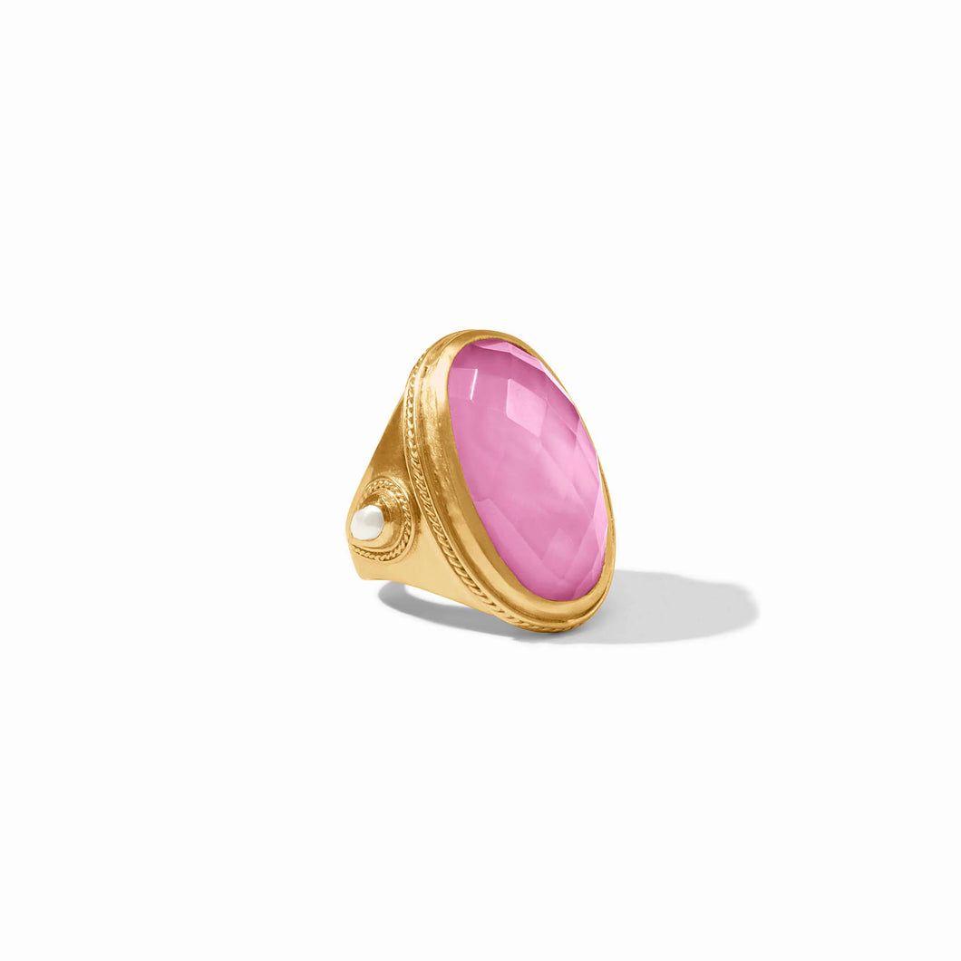 JV Cannes Pink Statement Ring: Size 8