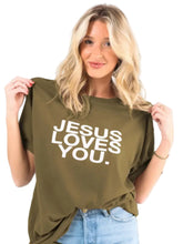 Load image into Gallery viewer, Jesus Loves You Tee