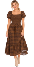 Load image into Gallery viewer, Macrae Dress: Brown