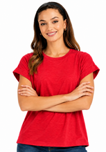 Load image into Gallery viewer, Weekend Tee: Red
