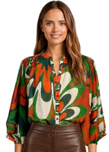 Load image into Gallery viewer, Verdant Flame Blouse